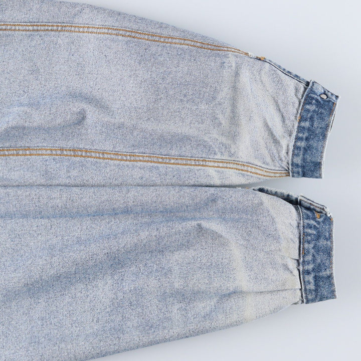 Vintage Lee Riders denim jacket from the 1980'S and 1990s, size L, men's size L. cotton blue type Vintage Second Hand