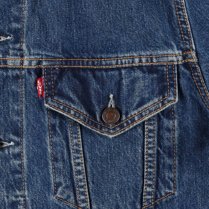 2000'S Levi's 70550-0414 Euro Model Denim Jacket, Men's Size Small cotton blue type Vintage Second Hand