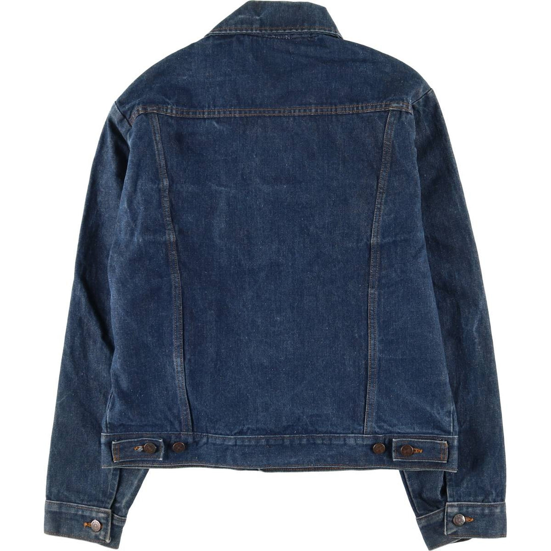 1970'S Sears ROEBUCKS WESTERN WEAR denim jacket, men's size M, lightweight, vintage cotton blue type Vintage Second Hand