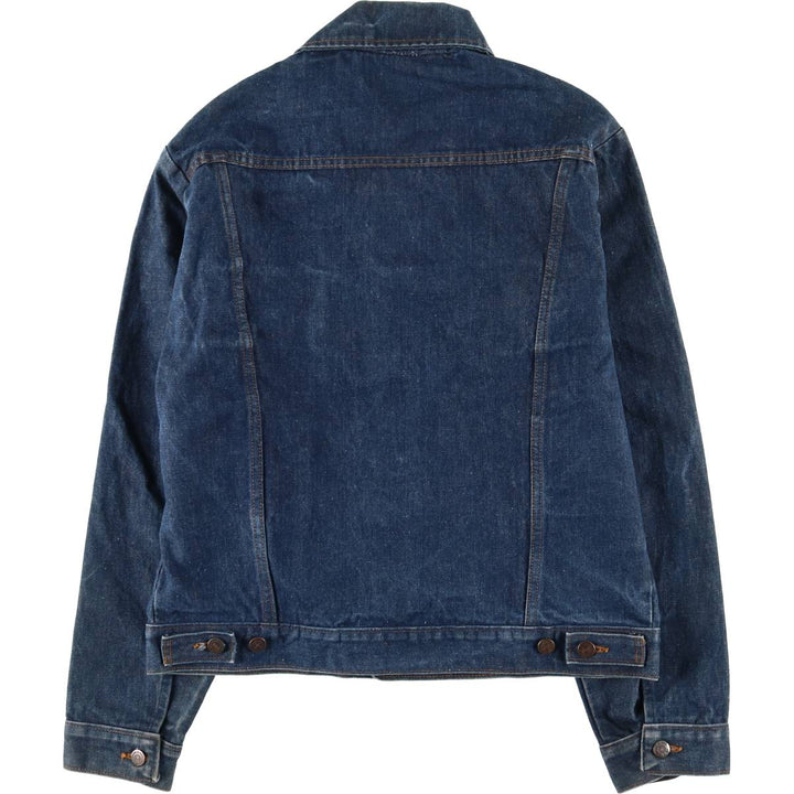 1970'S Sears ROEBUCKS WESTERN WEAR denim jacket, men's size M, lightweight, vintage cotton blue type Vintage Second Hand