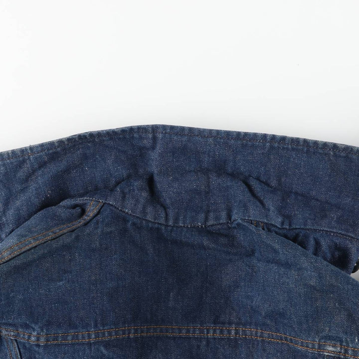 1970'S Sears ROEBUCKS WESTERN WEAR denim jacket, men's size M, lightweight, vintage cotton blue type Vintage Second Hand
