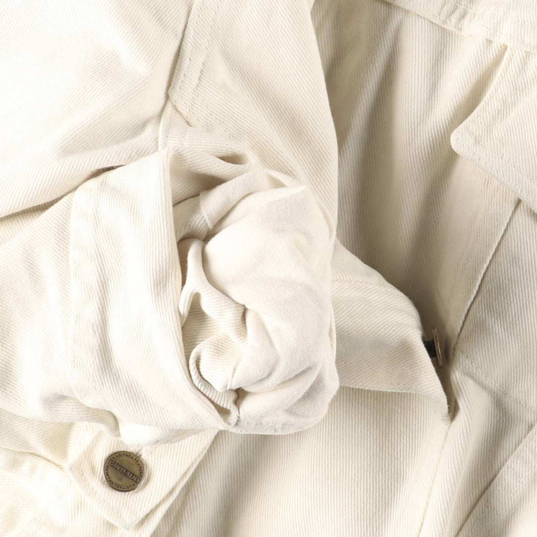 Marithe Francois Girbaud Vintage Denim Jacket, Size S, Men's unclear pale white type Vintage Second Hand