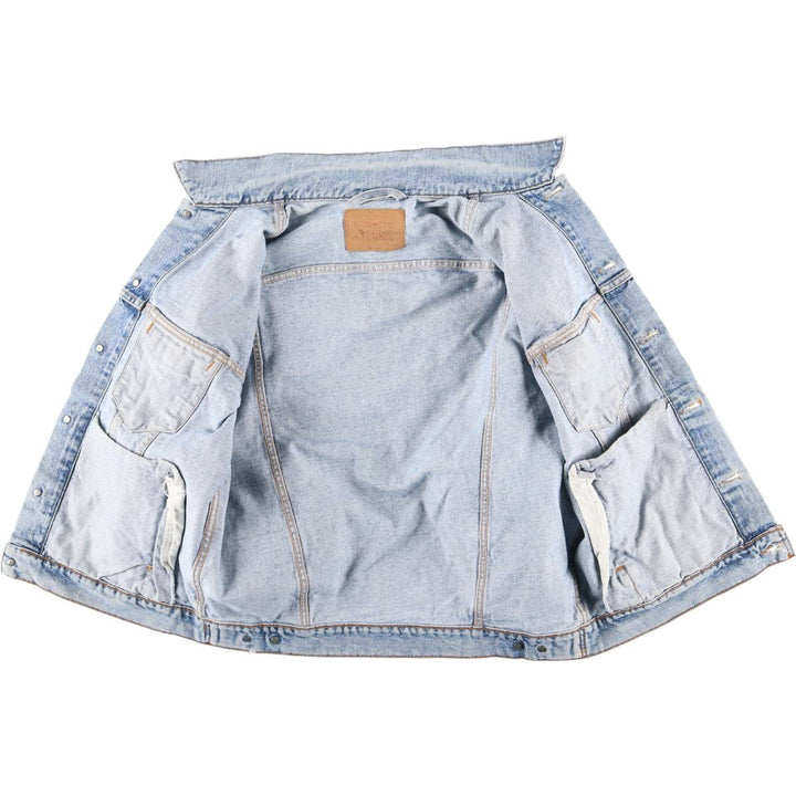 Levi's denim jacket, denim jacket, men's size L unclear blue type Vintage Second Hand