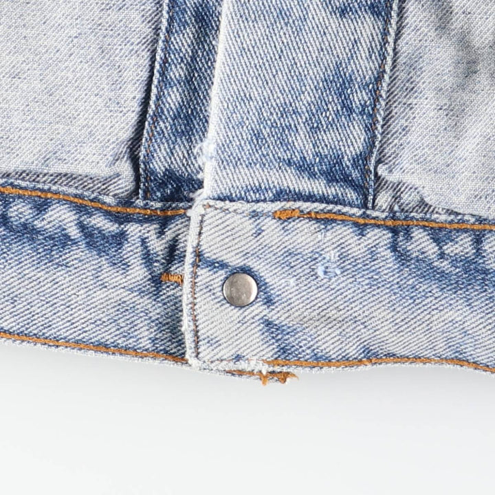 Levi's denim jacket, denim jacket, men's size L unclear blue type Vintage Second Hand