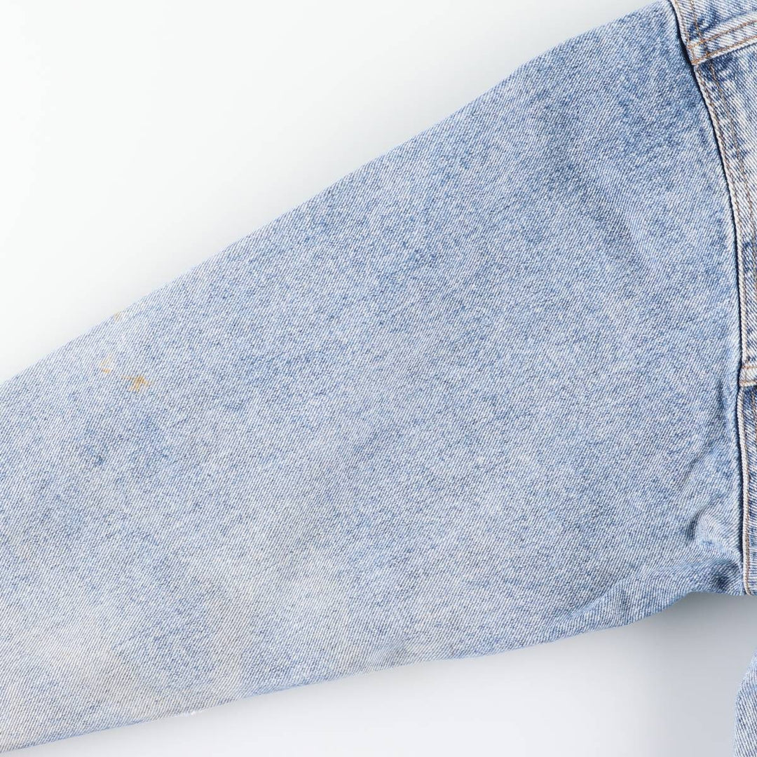 Levi's denim jacket, denim jacket, men's size L unclear blue type Vintage Second Hand