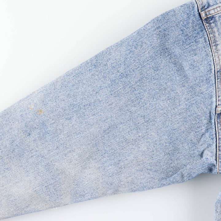 Levi's denim jacket, denim jacket, men's size L unclear blue type Vintage Second Hand