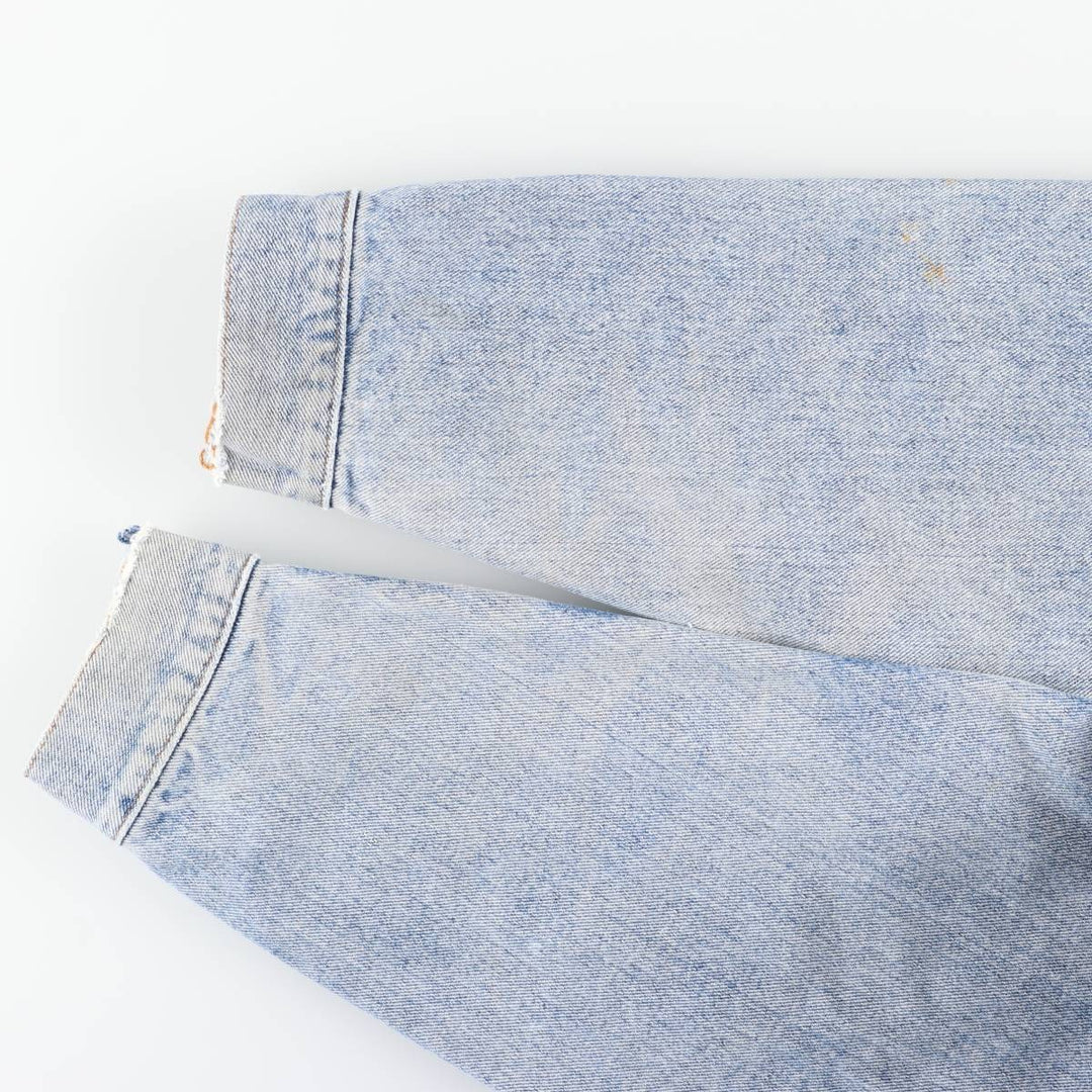 Levi's denim jacket, denim jacket, men's size L unclear blue type Vintage Second Hand