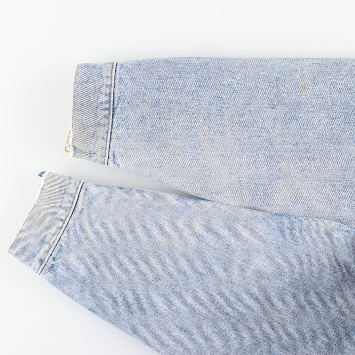 Levi's denim jacket, denim jacket, men's size L unclear blue type Vintage Second Hand