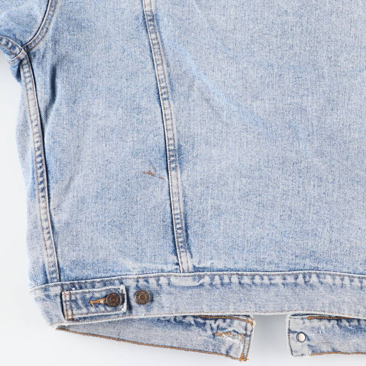 Levi's denim jacket, denim jacket, men's size L unclear blue type Vintage Second Hand