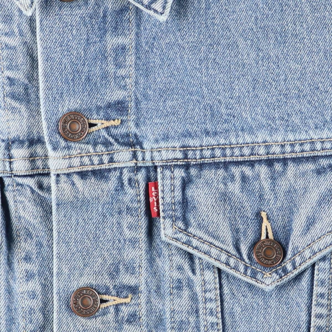 90'S Levi's 70500-0225 Denim Jacket, Men's Size L, Vintage cotton blue type Vintage Second Hand
