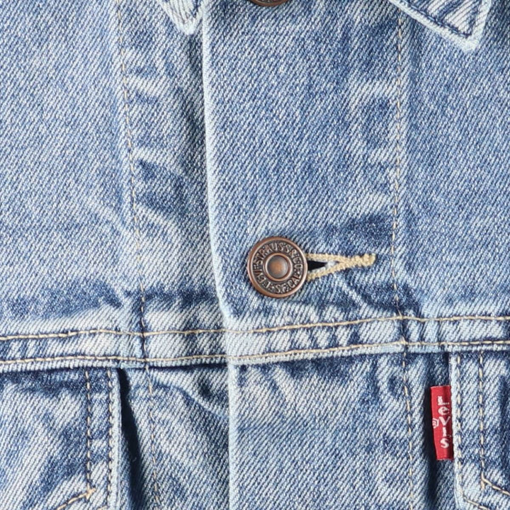 90'S Levi's 70500-0225 Denim Jacket, Men's Size L, Vintage cotton blue type Vintage Second Hand