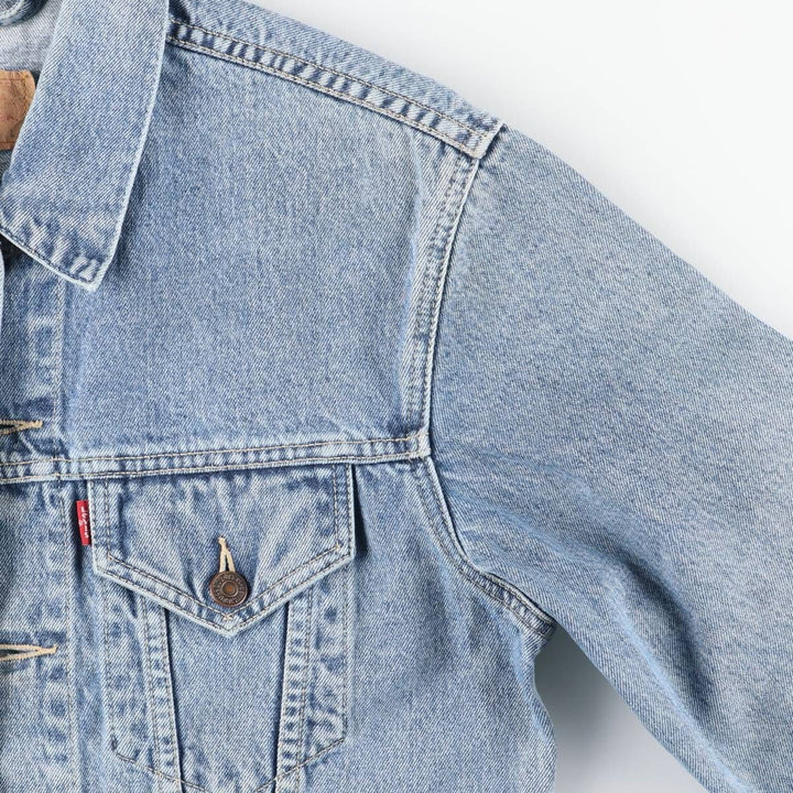 90'S Levi's 70500-0225 Denim Jacket, Men's Size L, Vintage cotton blue type Vintage Second Hand