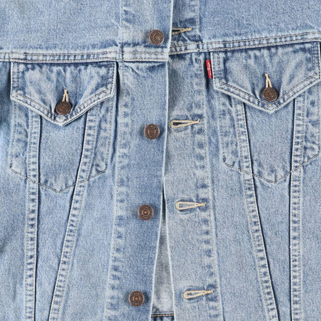 90'S Levi's 70500-0225 Denim Jacket, Men's Size L, Vintage cotton blue type Vintage Second Hand
