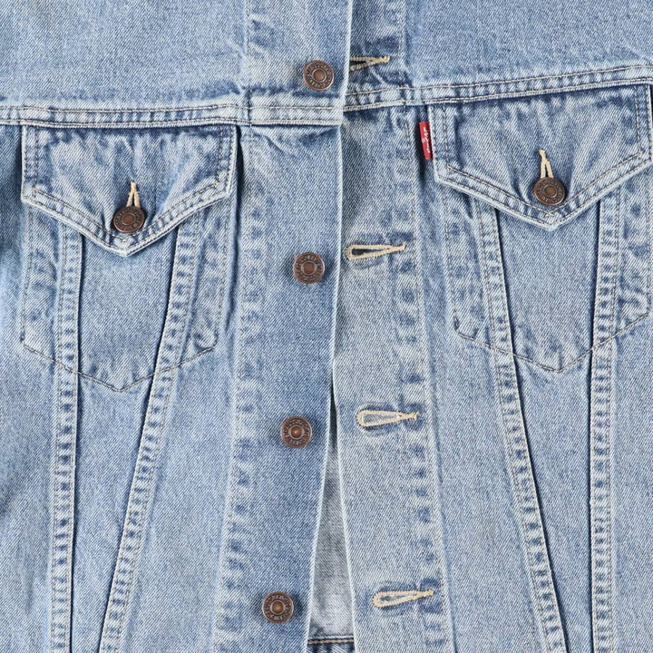 90'S Levi's 70500-0225 Denim Jacket, Men's Size L, Vintage cotton blue type Vintage Second Hand