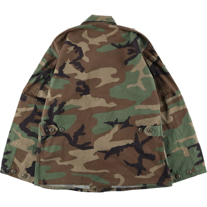 Authentic US Air Force Camouflage Pattern Woodland Camo BDU Military Jacket, Made in USA, Small-Short, Men's Size Small cotton Khaki type Vintage Second Hand