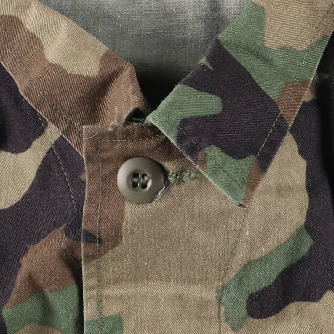 Authentic US Air Force Camouflage Pattern Woodland Camo BDU Military Jacket, Made in USA, Small-Short, Men's Size Small cotton Khaki type Vintage Second Hand