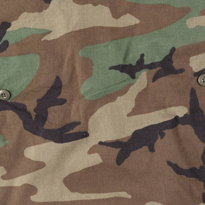 Authentic US Air Force Camouflage Pattern Woodland Camo BDU Military Jacket, Made in USA, Small-Short, Men's Size Small cotton Khaki type Vintage Second Hand