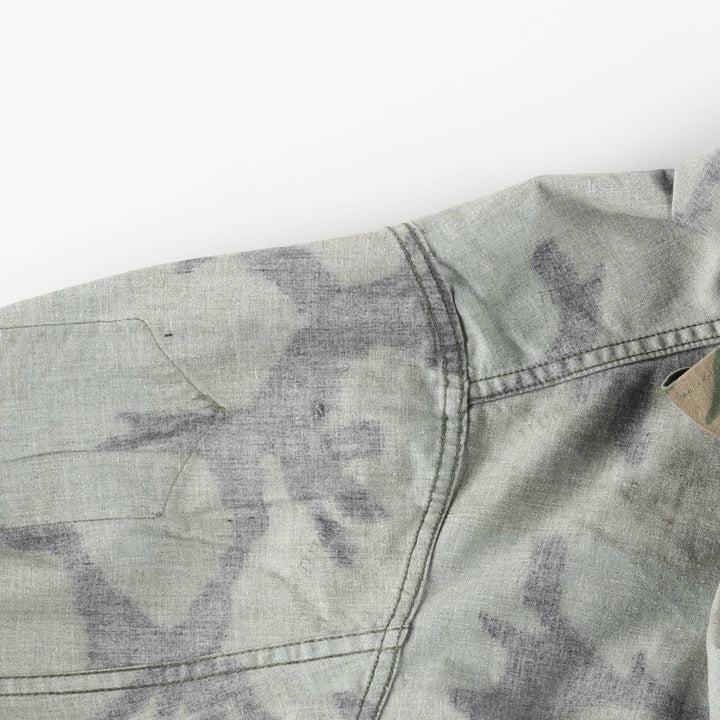 Authentic US Air Force Camouflage Pattern Woodland Camo BDU Military Jacket, Made in USA, Small-Short, Men's Size Small cotton Khaki type Vintage Second Hand