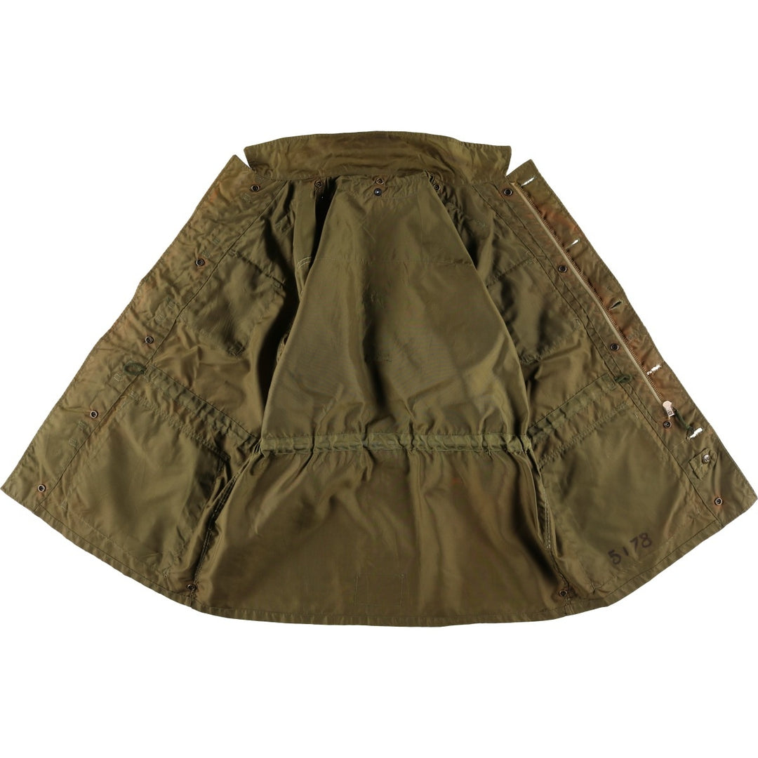 Vintage military combat jacket, men's size XL unclear Khaki type Vintage Second Hand