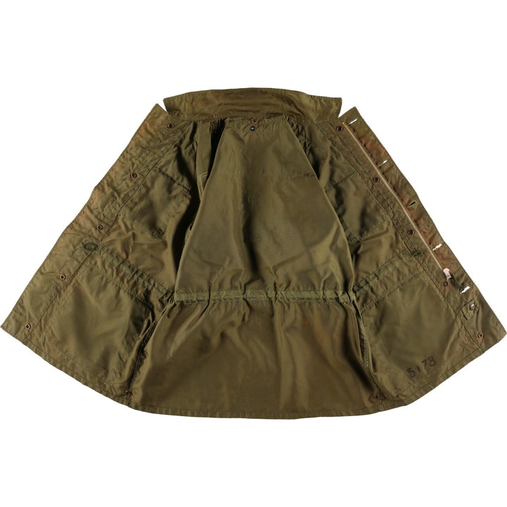 Vintage military combat jacket, men's size XL unclear Khaki type Vintage Second Hand