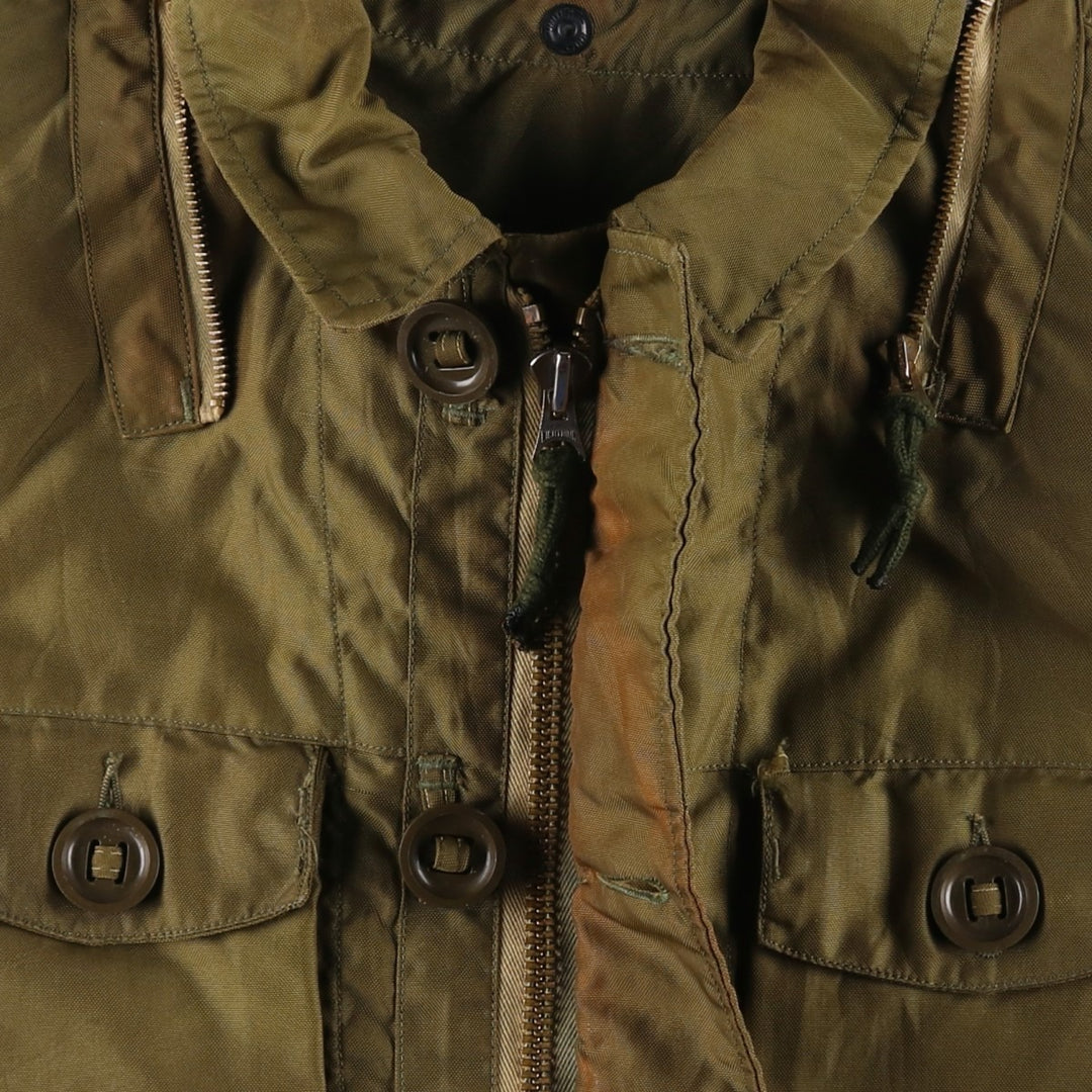 Vintage military combat jacket, men's size XL unclear Khaki type Vintage Second Hand