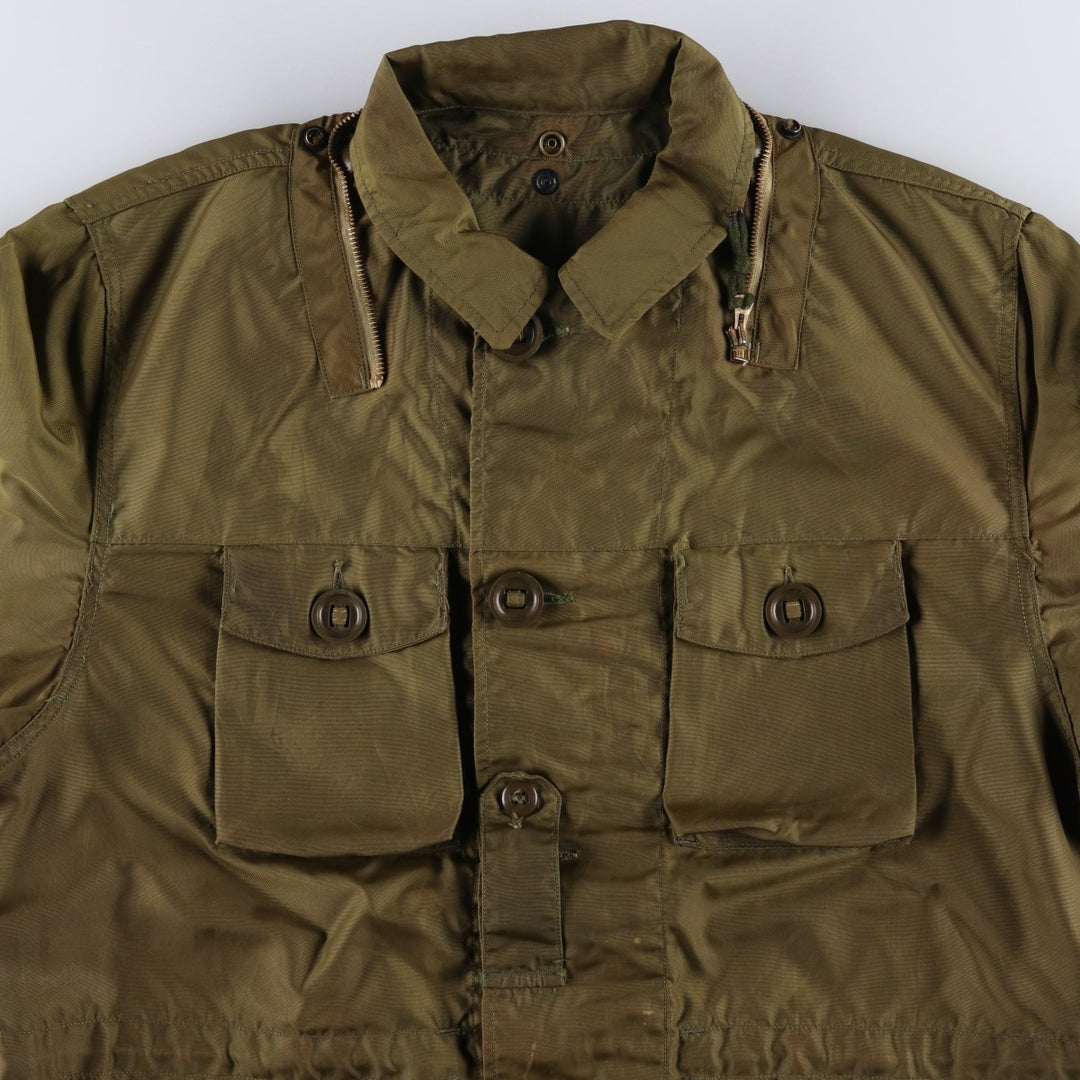 Vintage military combat jacket, men's size XL unclear Khaki type Vintage Second Hand