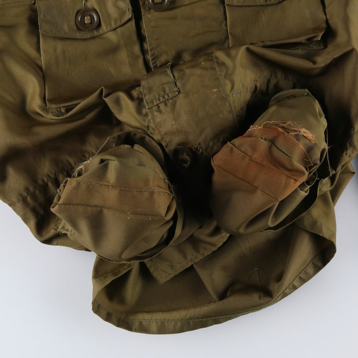 Vintage military combat jacket, men's size XL unclear Khaki type Vintage Second Hand