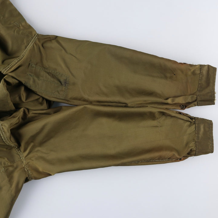 Vintage military combat jacket, men's size XL unclear Khaki type Vintage Second Hand