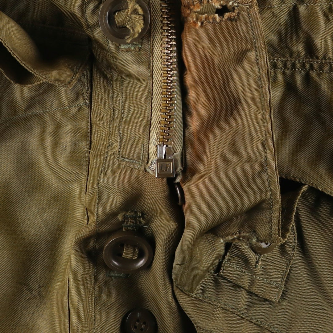 Vintage military combat jacket, men's size XL unclear Khaki type Vintage Second Hand