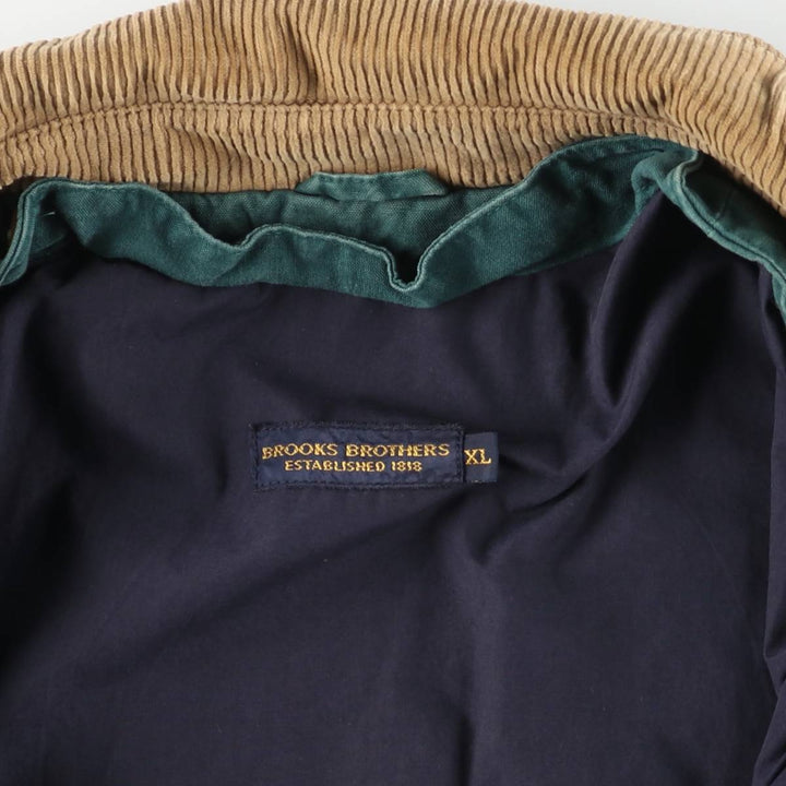 Vintage Brooks Brothers hunting jacket, made in Indonesia, men's size XL cotton Green type dark green Vintage Second Hand