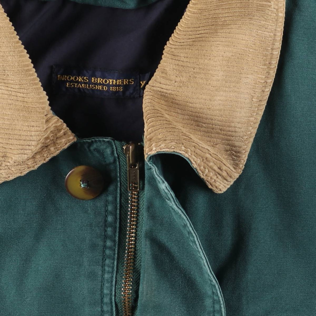 Vintage Brooks Brothers hunting jacket, made in Indonesia, men's size XL cotton Green type dark green Vintage Second Hand