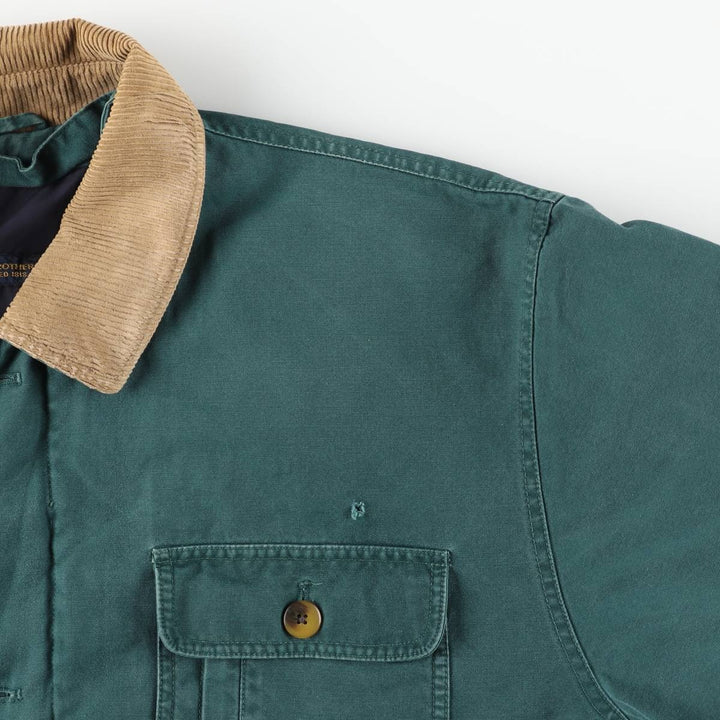 Vintage Brooks Brothers hunting jacket, made in Indonesia, men's size XL cotton Green type dark green Vintage Second Hand