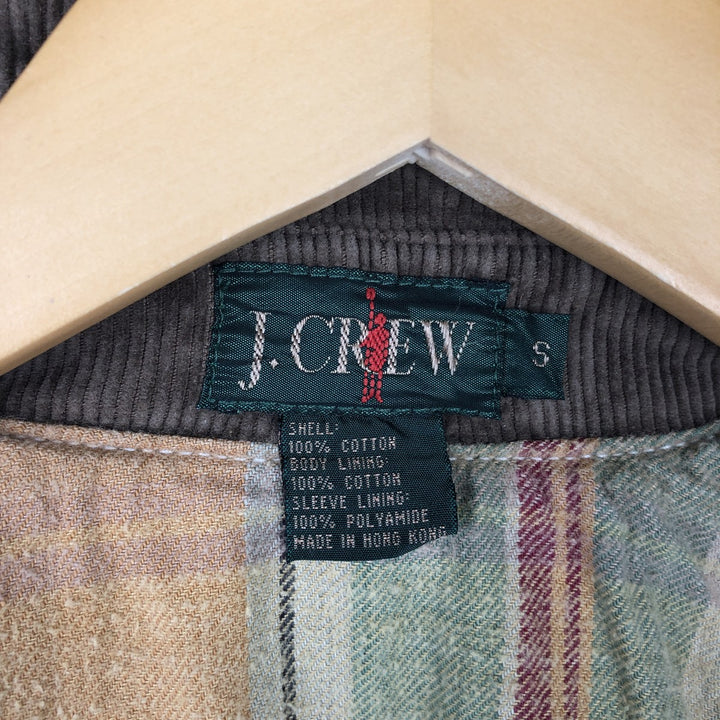 90'S J.Crew Vintage Hunting Jacket, Men's Size Small cotton Beige type Vintage Second Hand