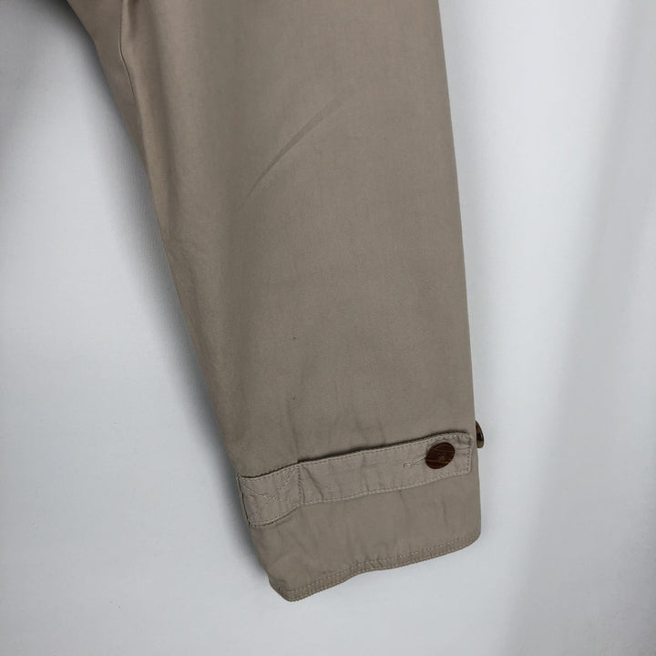 90'S J.Crew Vintage Hunting Jacket, Men's Size Small cotton Beige type Vintage Second Hand