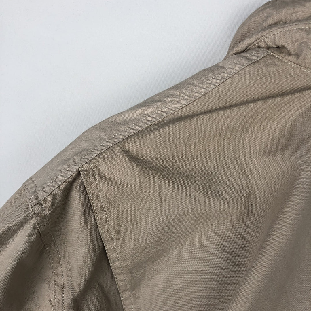 90'S J.Crew Vintage Hunting Jacket, Men's Size Small cotton Beige type Vintage Second Hand