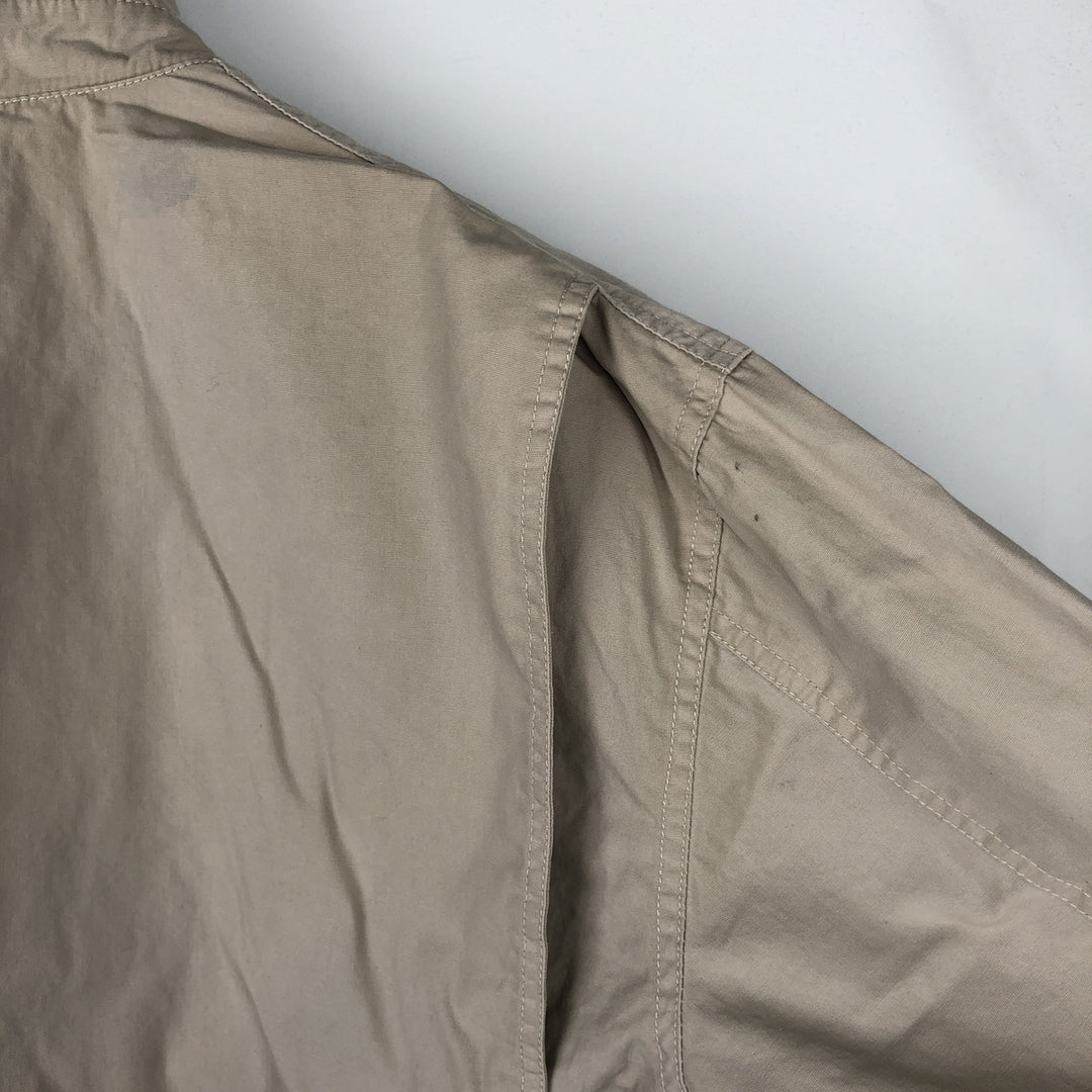90'S J.Crew Vintage Hunting Jacket, Men's Size Small cotton Beige type Vintage Second Hand
