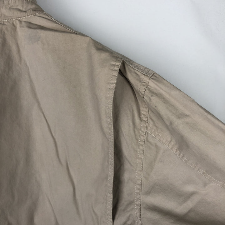 90'S J.Crew Vintage Hunting Jacket, Men's Size Small cotton Beige type Vintage Second Hand