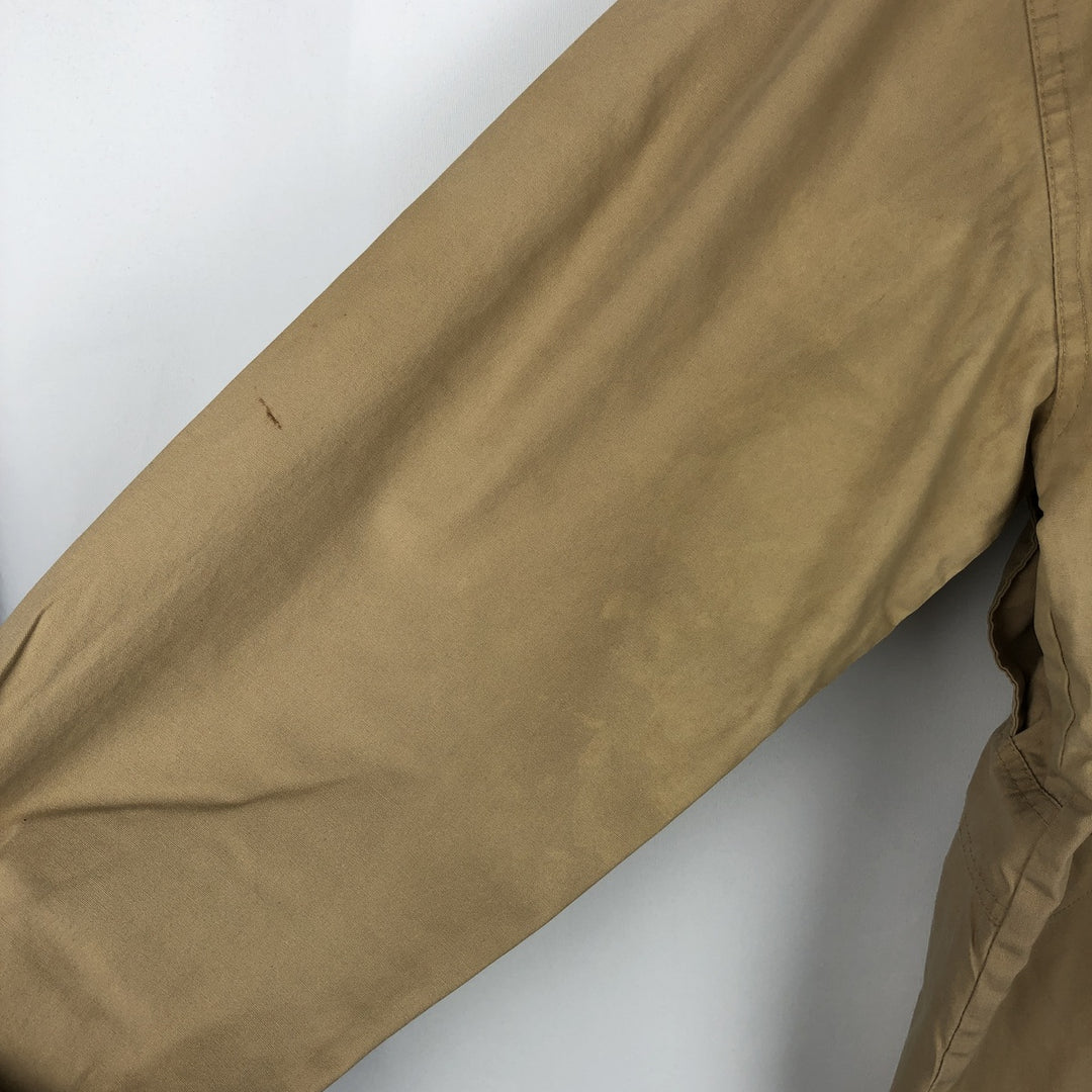 90'S J.Crew Vintage Hunting Jacket, Men's Size Small cotton Beige type Vintage Second Hand