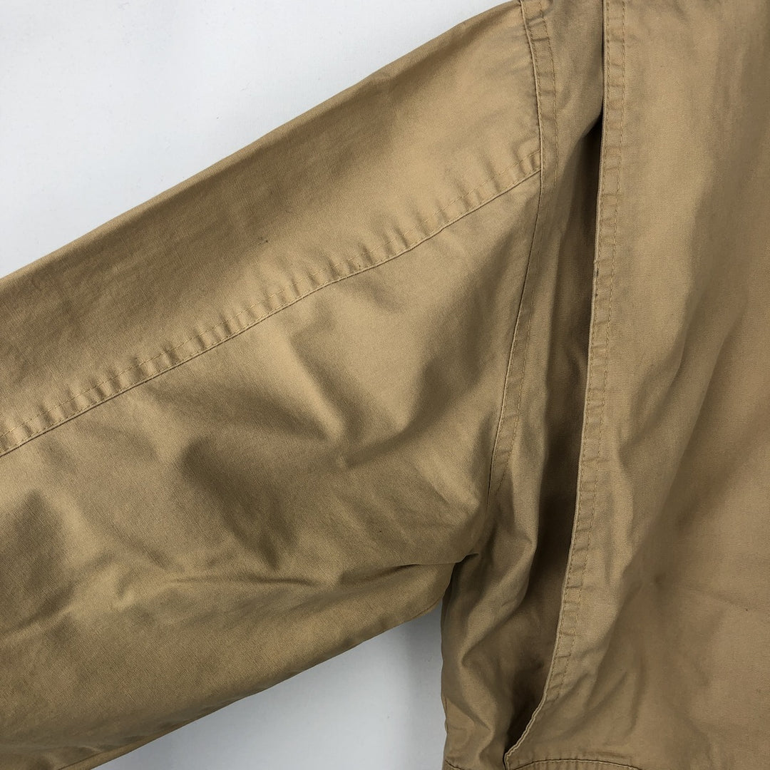 90'S J.Crew Vintage Hunting Jacket, Men's Size Small cotton Beige type Vintage Second Hand