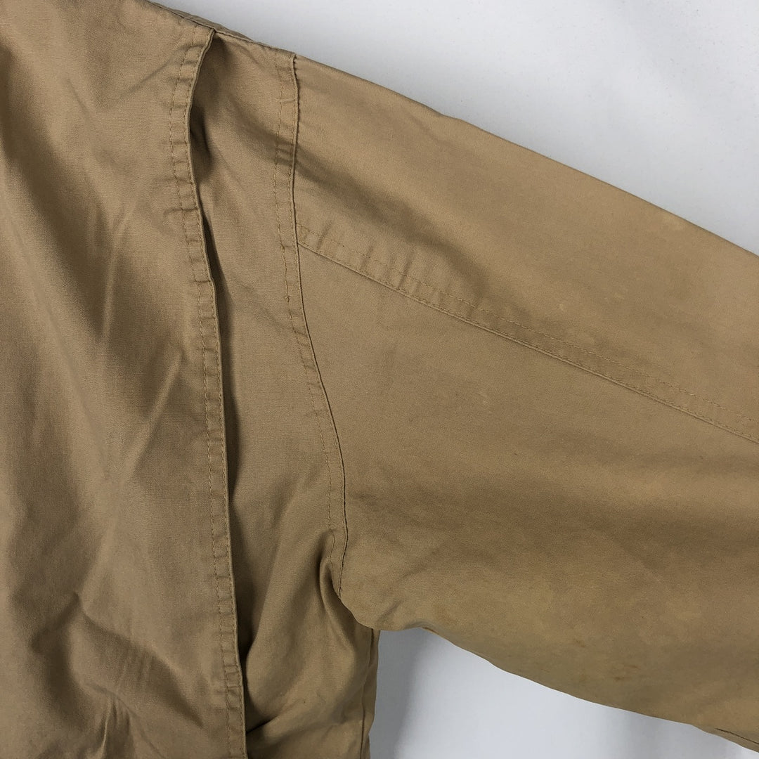 90'S J.Crew Vintage Hunting Jacket, Men's Size Small cotton Beige type Vintage Second Hand