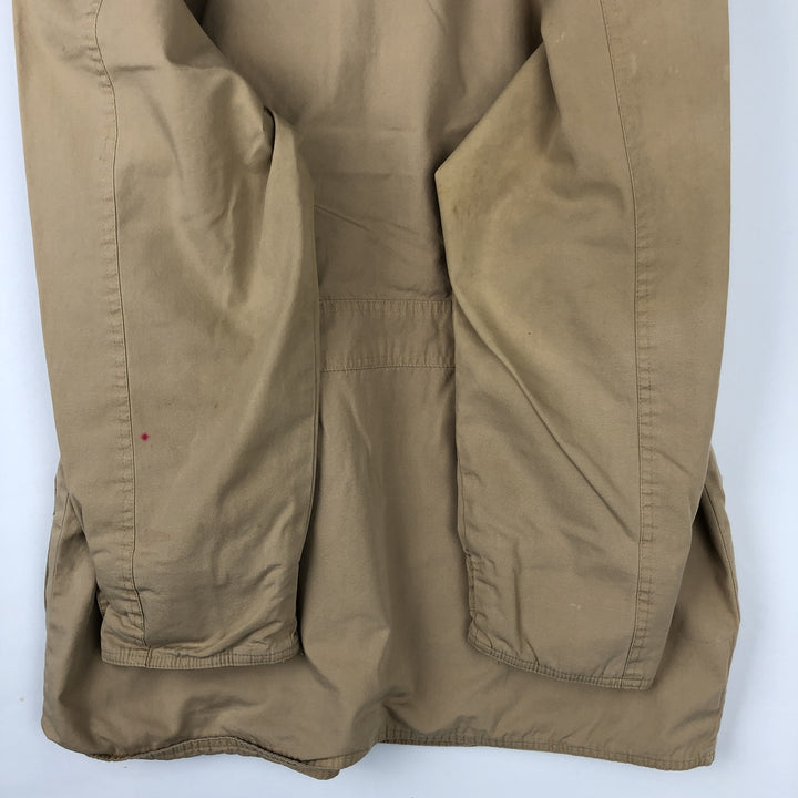 90'S J.Crew Vintage Hunting Jacket, Men's Size Small cotton Beige type Vintage Second Hand