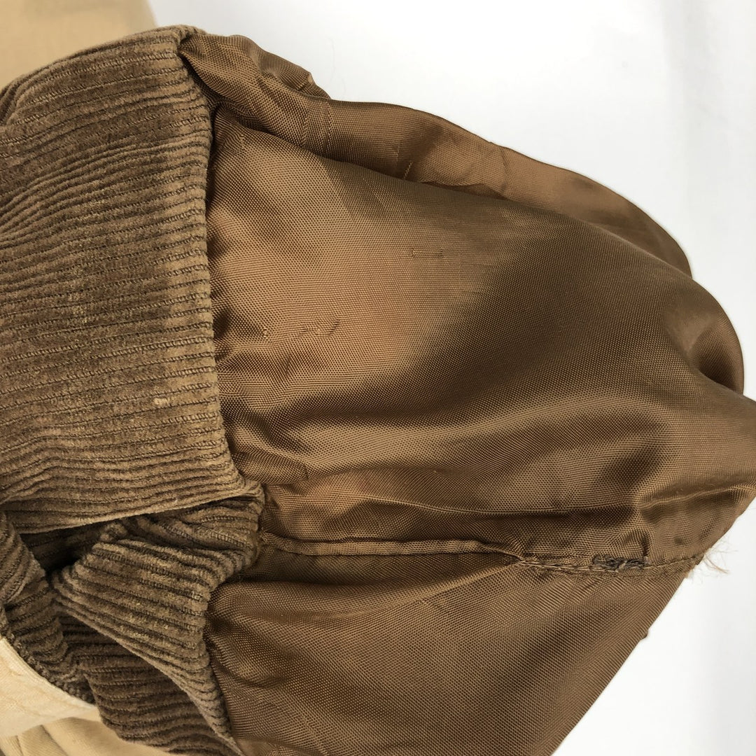 90'S J.Crew Vintage Hunting Jacket, Men's Size Small cotton Beige type Vintage Second Hand