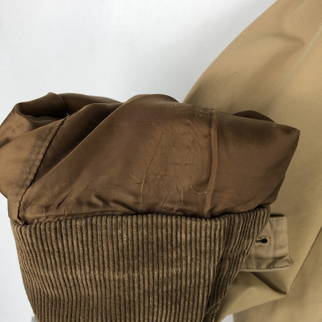 90'S J.Crew Vintage Hunting Jacket, Men's Size Small cotton Beige type Vintage Second Hand