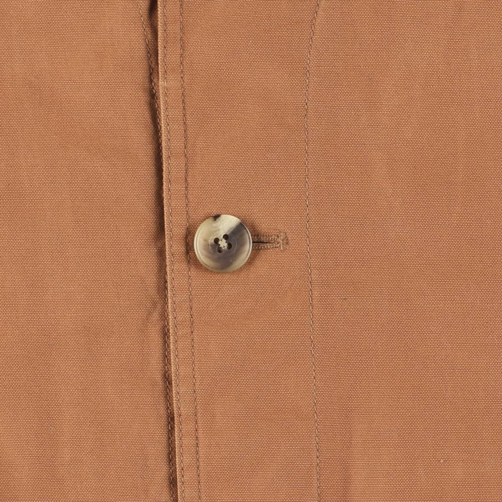 80s-90'S Lands' End Hunting Jacket, Men's Size L cotton brown type Vintage Second Hand