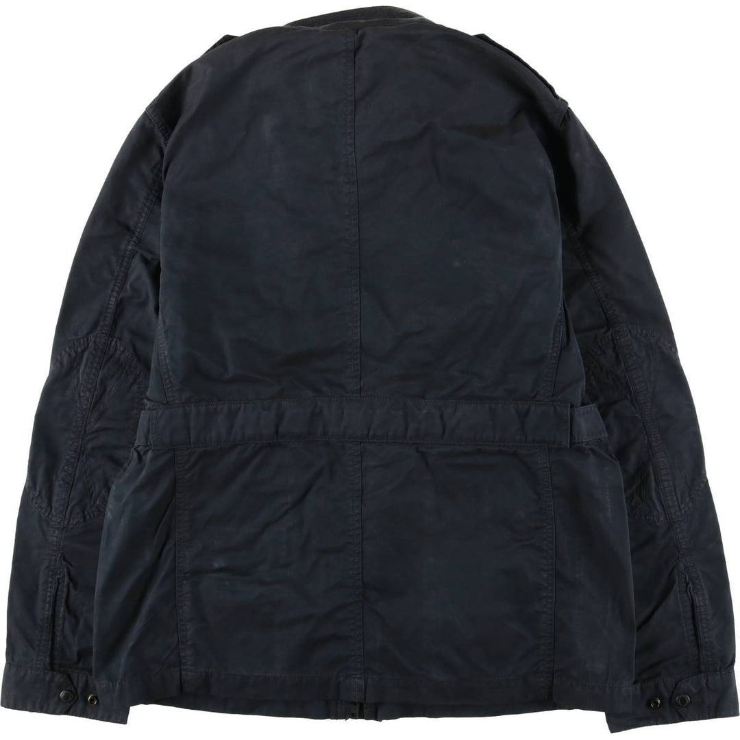 00'S WOOLRICH Military Jacket, Men's Size L cotton black type Vintage Second Hand