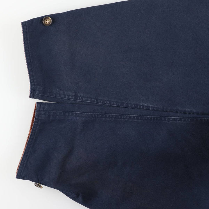 Vintage 80s-90'S Lands' End hunting jacket, men's size XL cotton navy blue type Vintage Second Hand