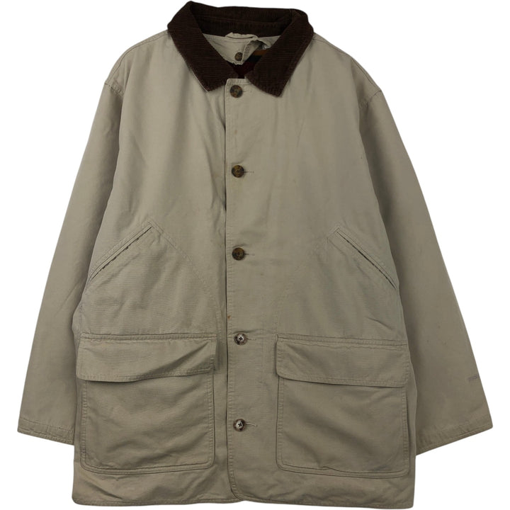00'S WOOLRICH Hunting Jacket Men's XL cotton Beige type Vintage Second Hand