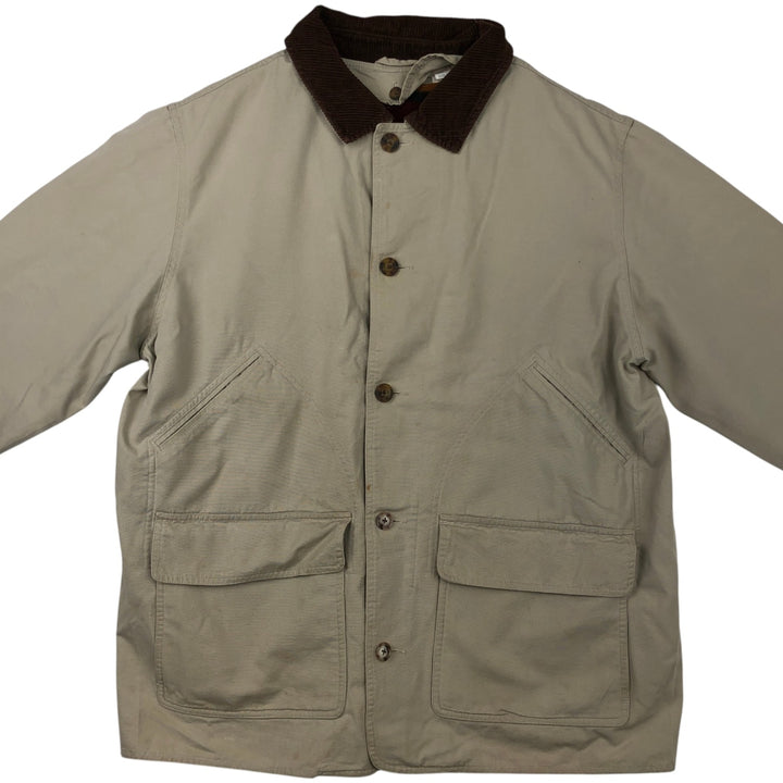 00'S WOOLRICH Hunting Jacket Men's XL cotton Beige type Vintage Second Hand