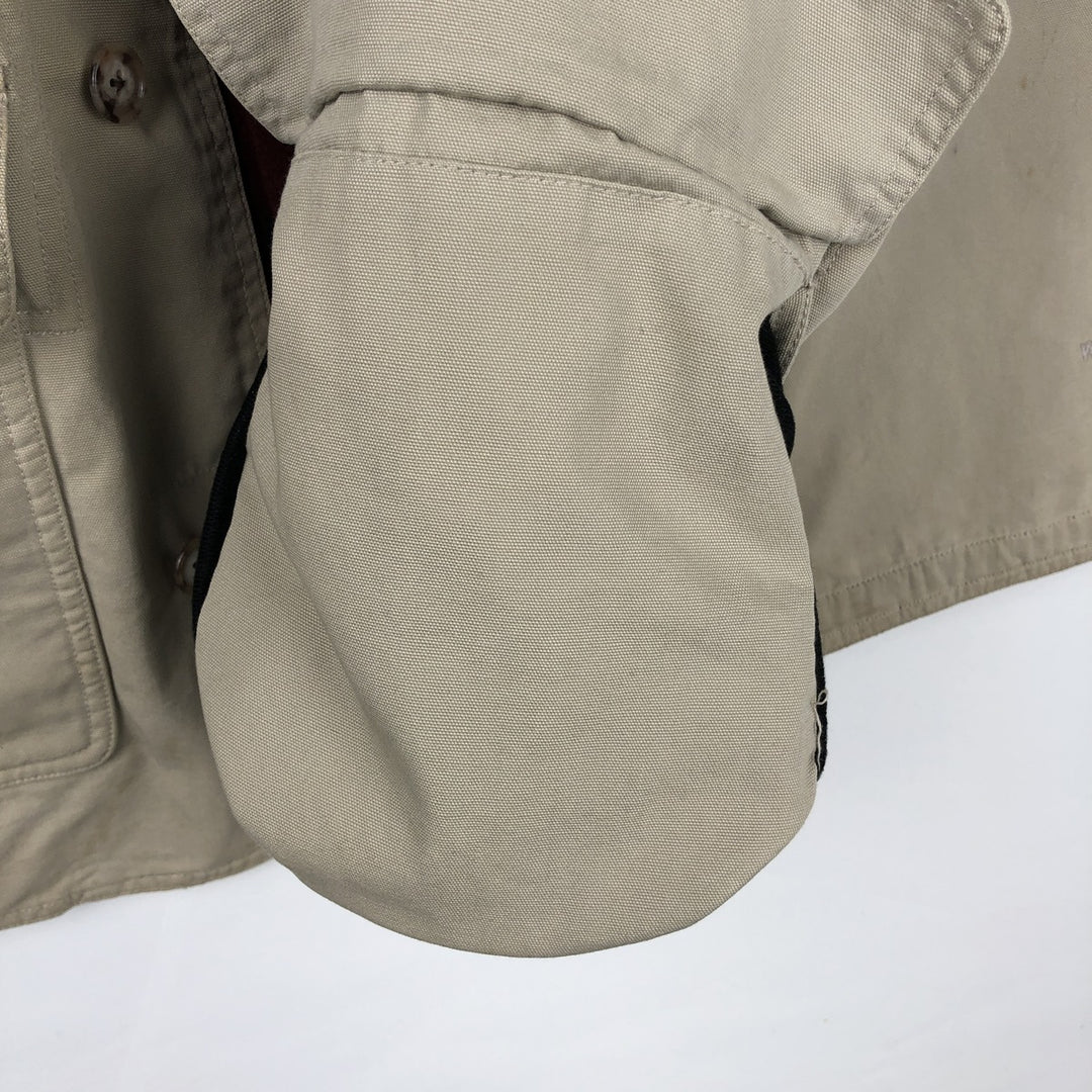 00'S WOOLRICH Hunting Jacket Men's XL cotton Beige type Vintage Second Hand