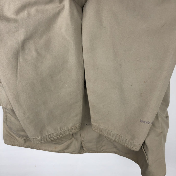00'S WOOLRICH Hunting Jacket Men's XL cotton Beige type Vintage Second Hand